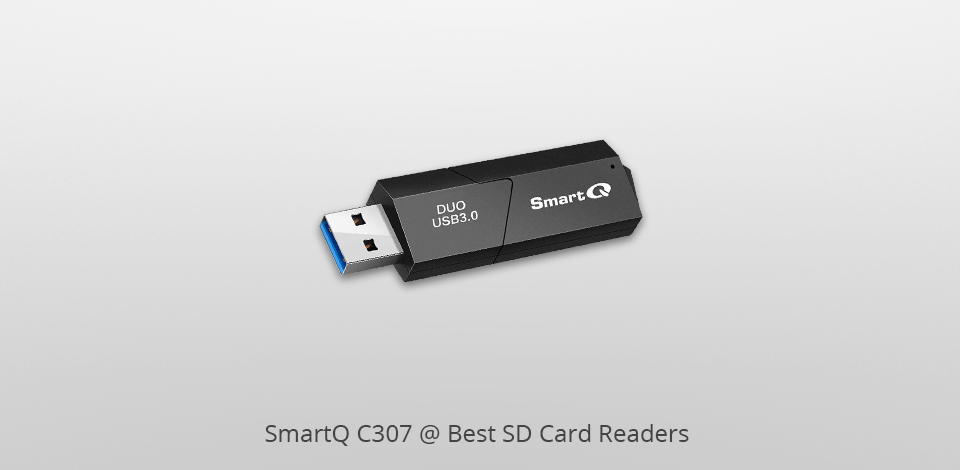  SmartQ C307 USB 3.0 Portable Card Reader for SD, SDHC