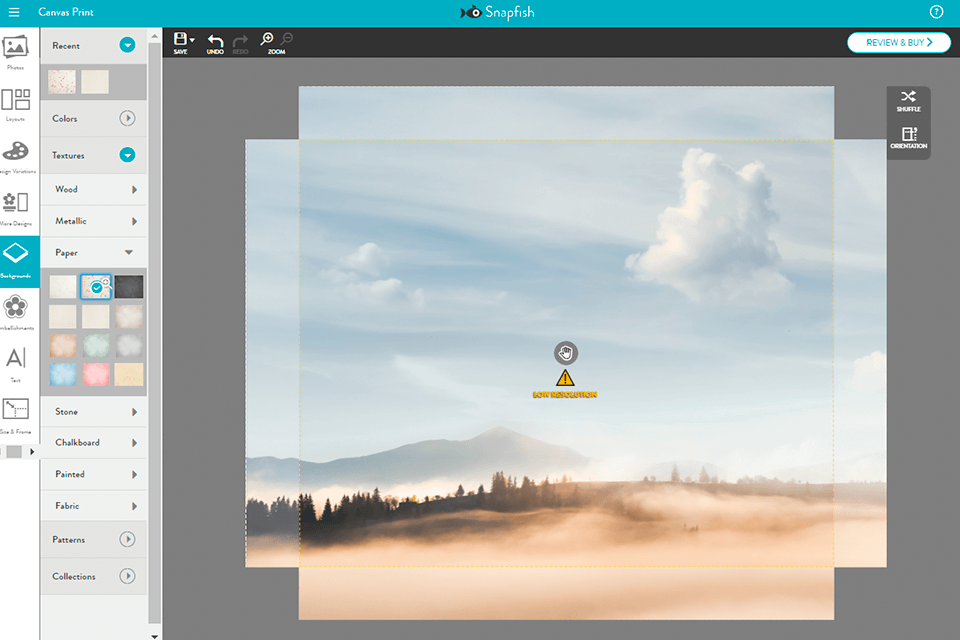 snapfish photo tiles website