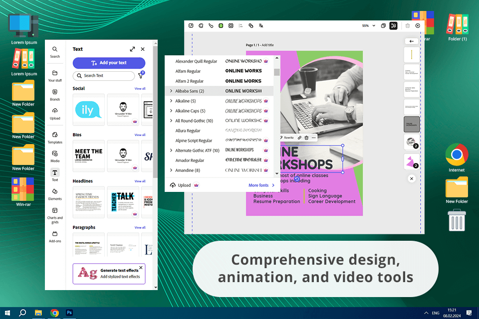 snappa alternative adobe express
