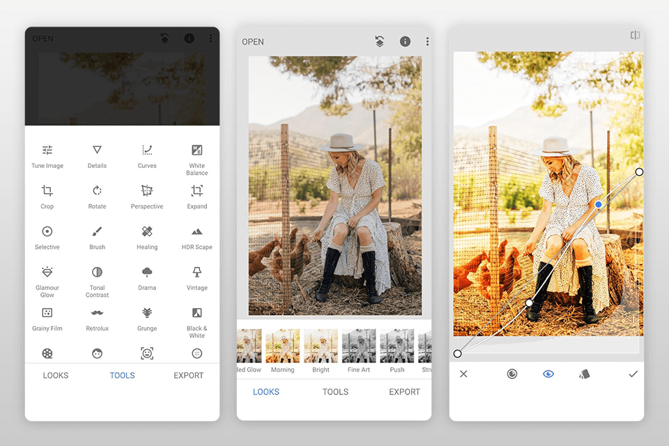snapseed interface