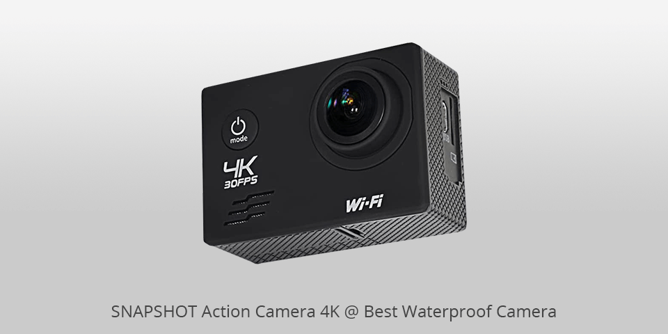  SNAPSHOT Action Camera 4K Underwater - 12MP HD