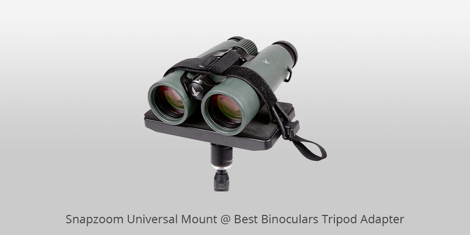 snapzoom universal mount binocular tripod adapter