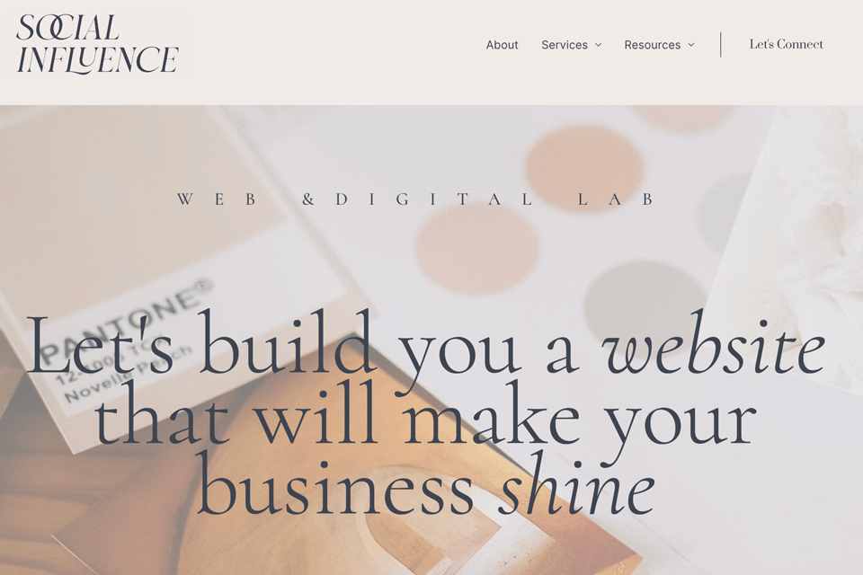 social influence lab website