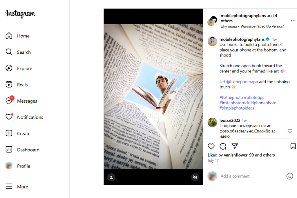 social media photography caption examples