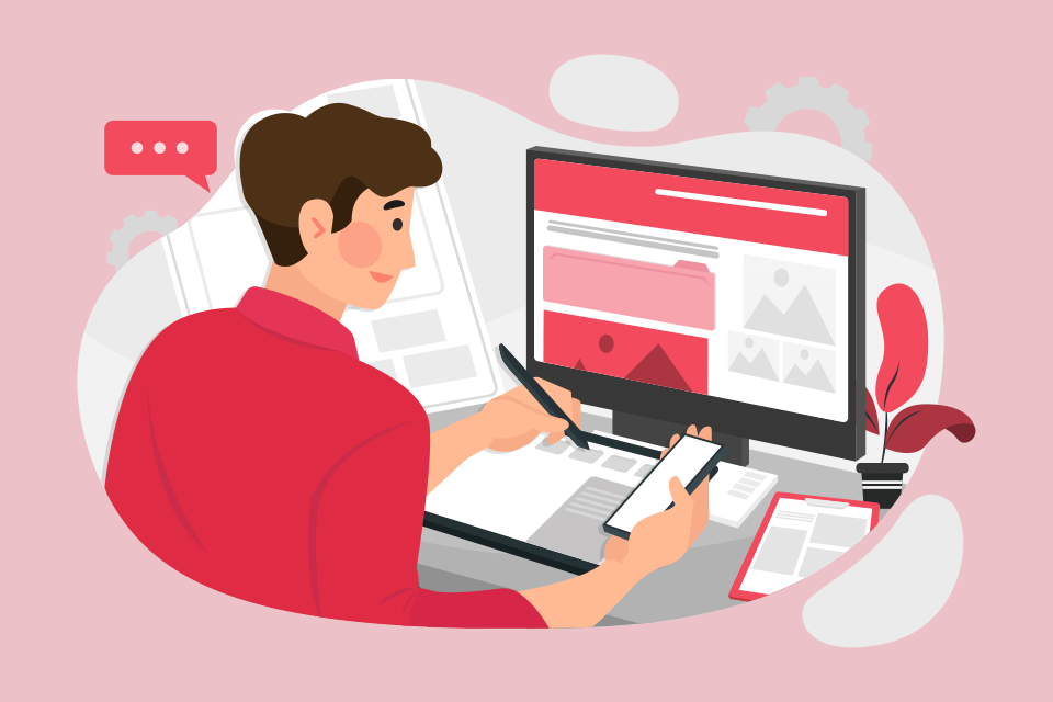 socialiency website design