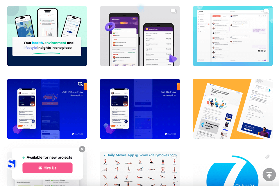 solutelabs web design