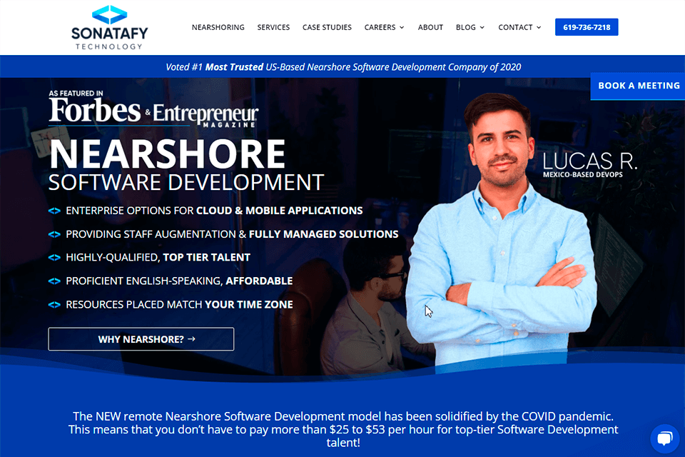 sonatafy technology website