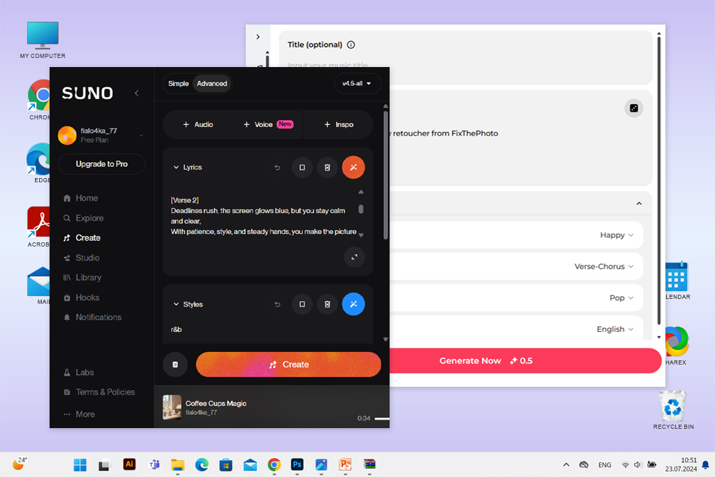 song lyric generators testing process