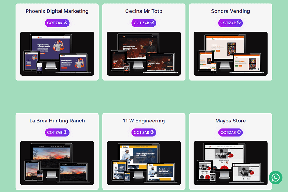 sonora de crear web empresa de diseño web