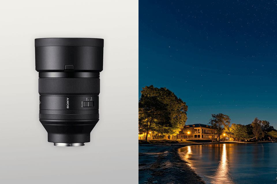 sony 85mm lens for night photography