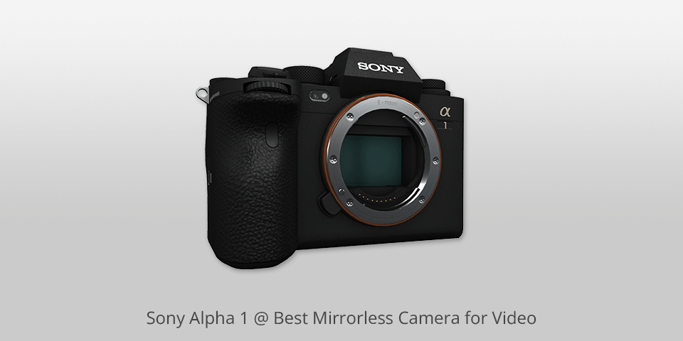 sony alpha 1 caméra sans miroir pour la vidéo
