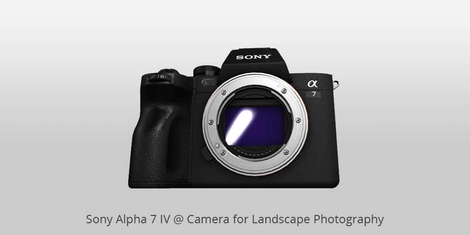 sony alpha 7 iv camera for landscape photography