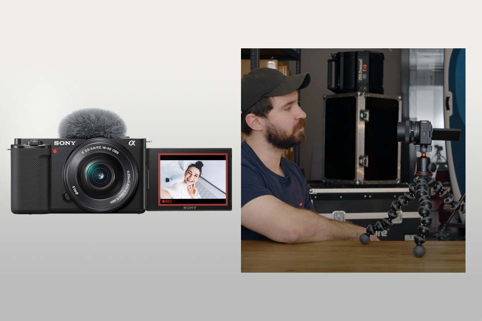 sony alpha zv-e10 camera for podcasting