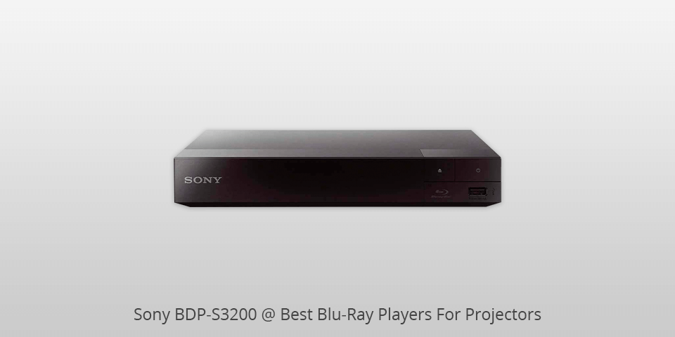 sony bdp-s3200 blu-ray player for projector