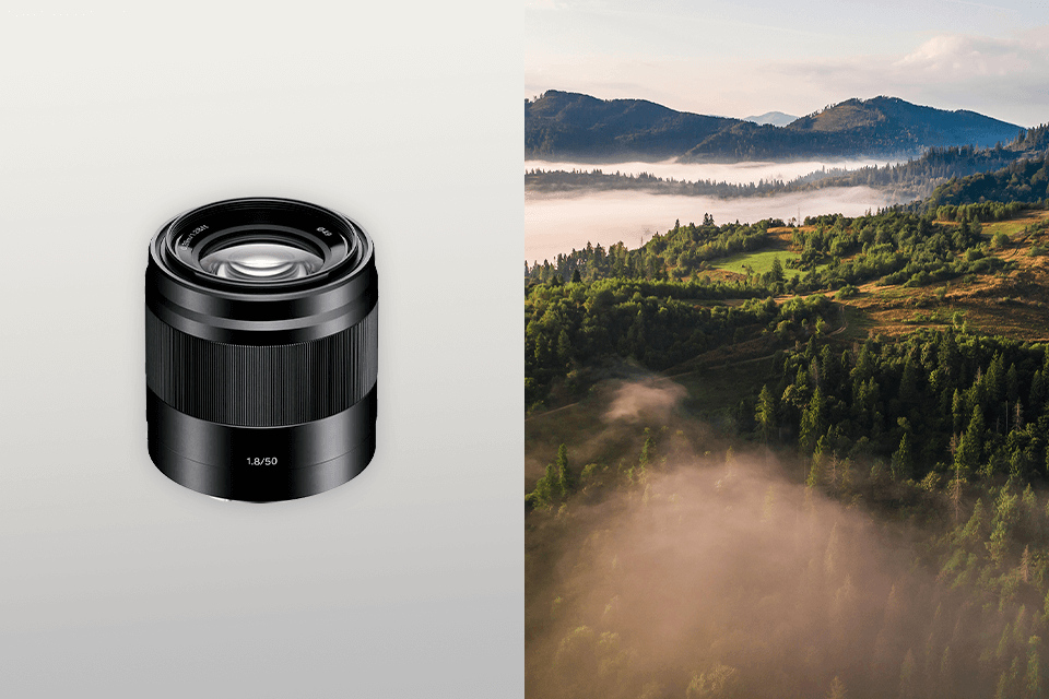 sony e 50mm lens for a6400