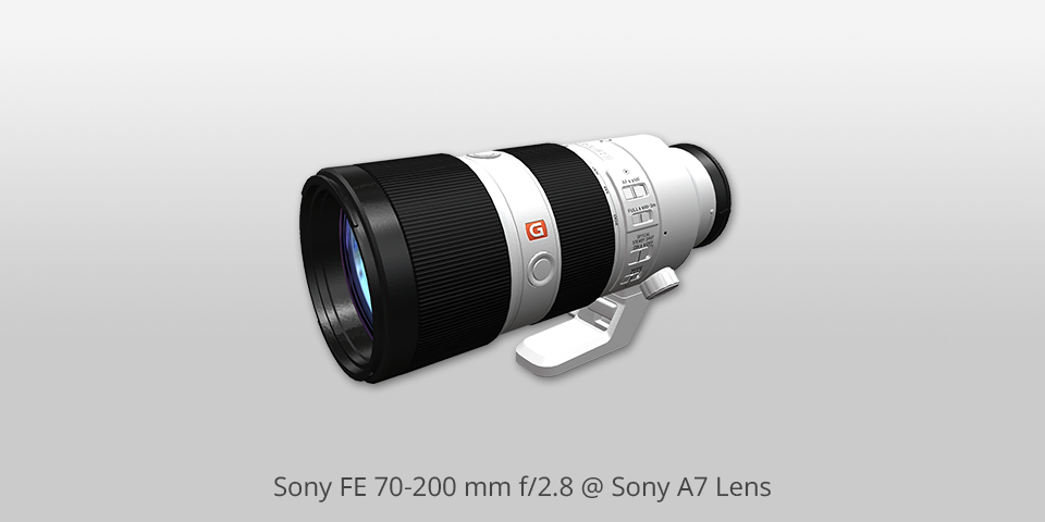 sony fe 70-200 mm f/2.8 sony a7 lens