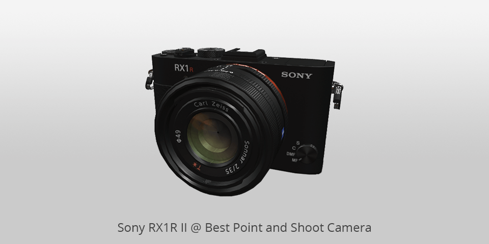 sony rx1r ii punto y shoot cámara