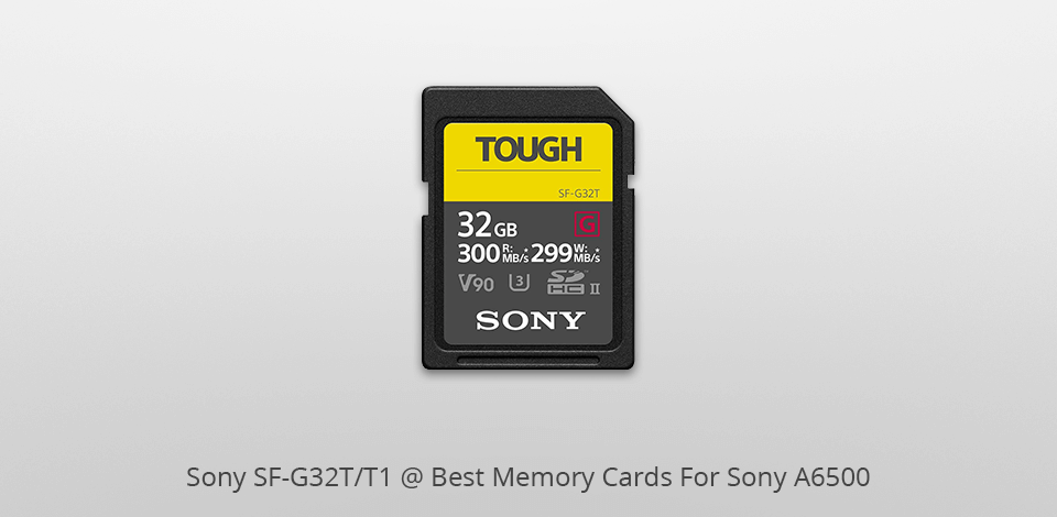 sony sf-g32t/t1 memory card for sony a6500
