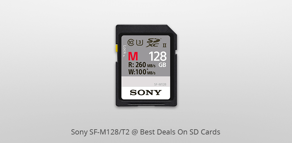 sony sf-m128/t2 deals on sd cards