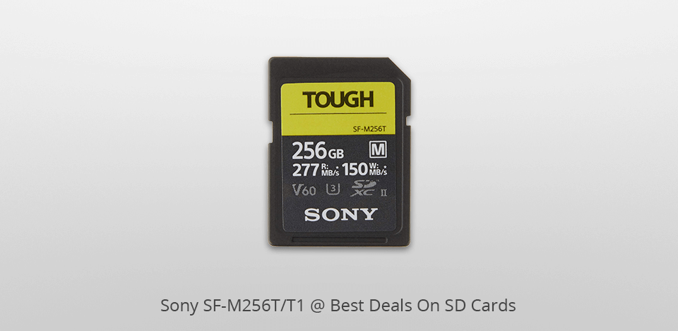 sony sf-m256t/t1 deals on sd cards