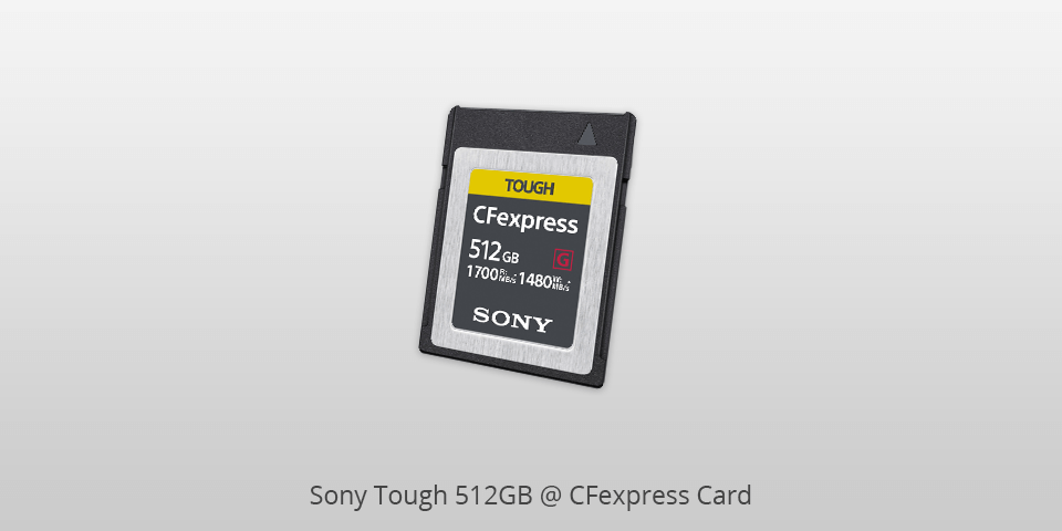 sony tough 512gb cfexpress card