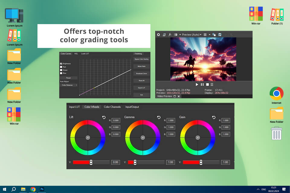sony vegas pro interface