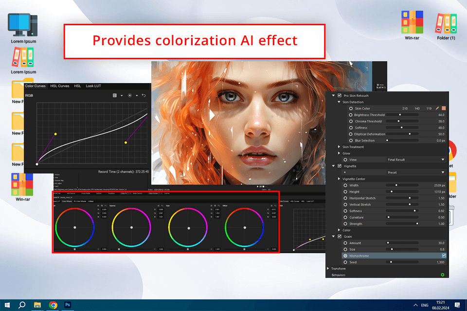 sony vegas pro 17 interface