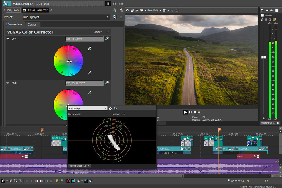 sony vegas pro shotcut alternative interface