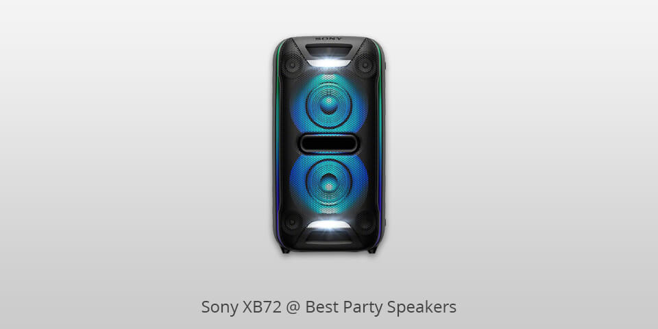 sony xb72 party speakers