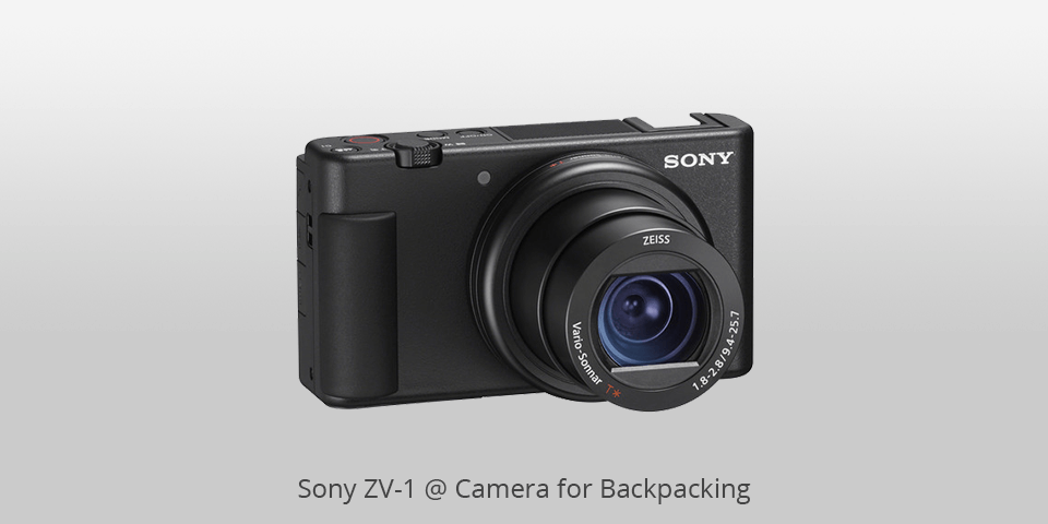 sony zv1 kamera für rucksacktouren