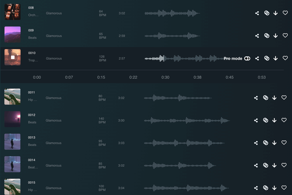 soundraw ai music generator interface