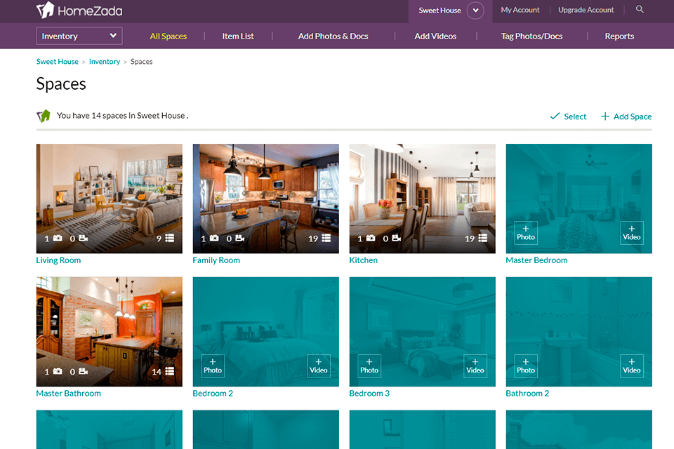 spaces homezada digital home management review