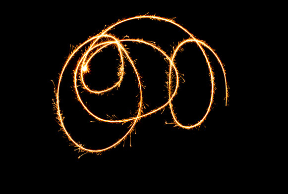 โปรแกรม Photoshop ซ้อน Sparkler ฟรี