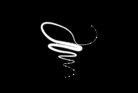 sovrapposizione di scintillii con Photoshop