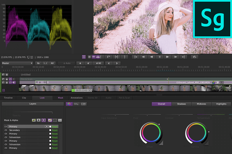 speedgrade interface