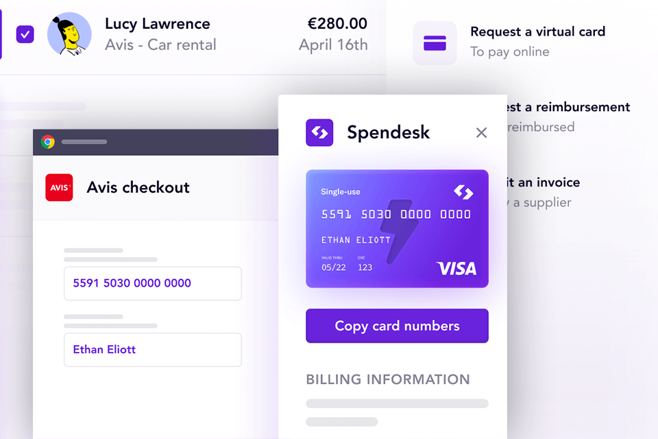 spendesk cards settings