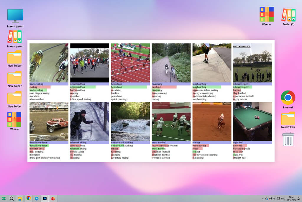 sports-1m video dataset for machine learning