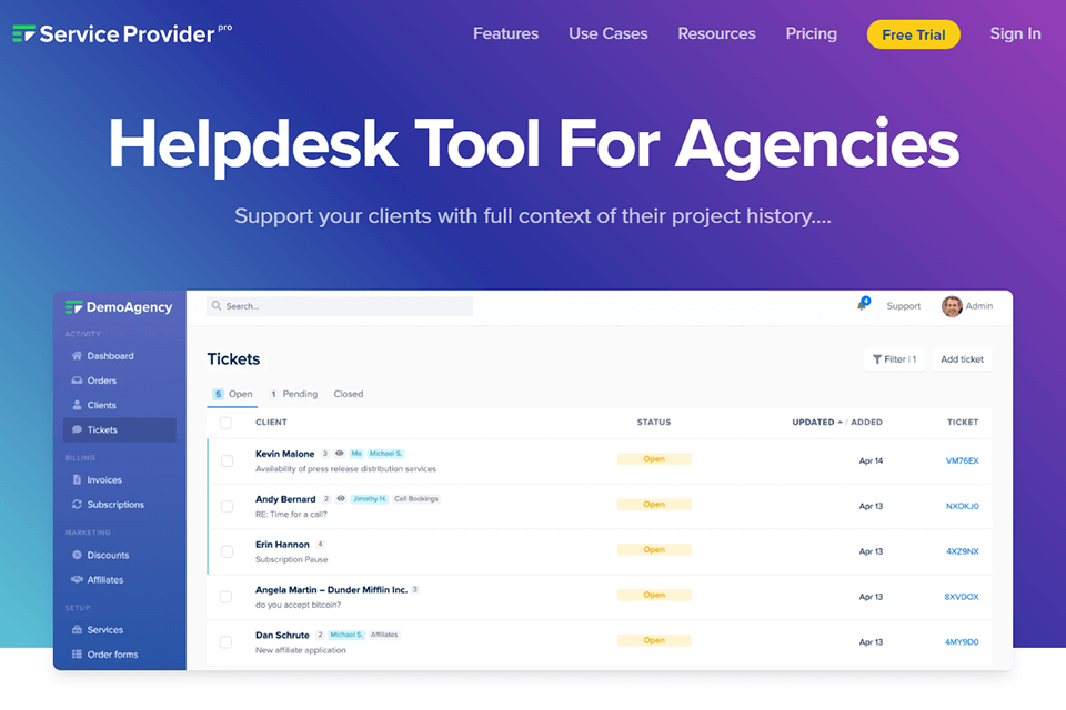 spp software helpdesk