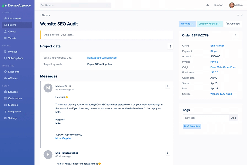 spp software order management