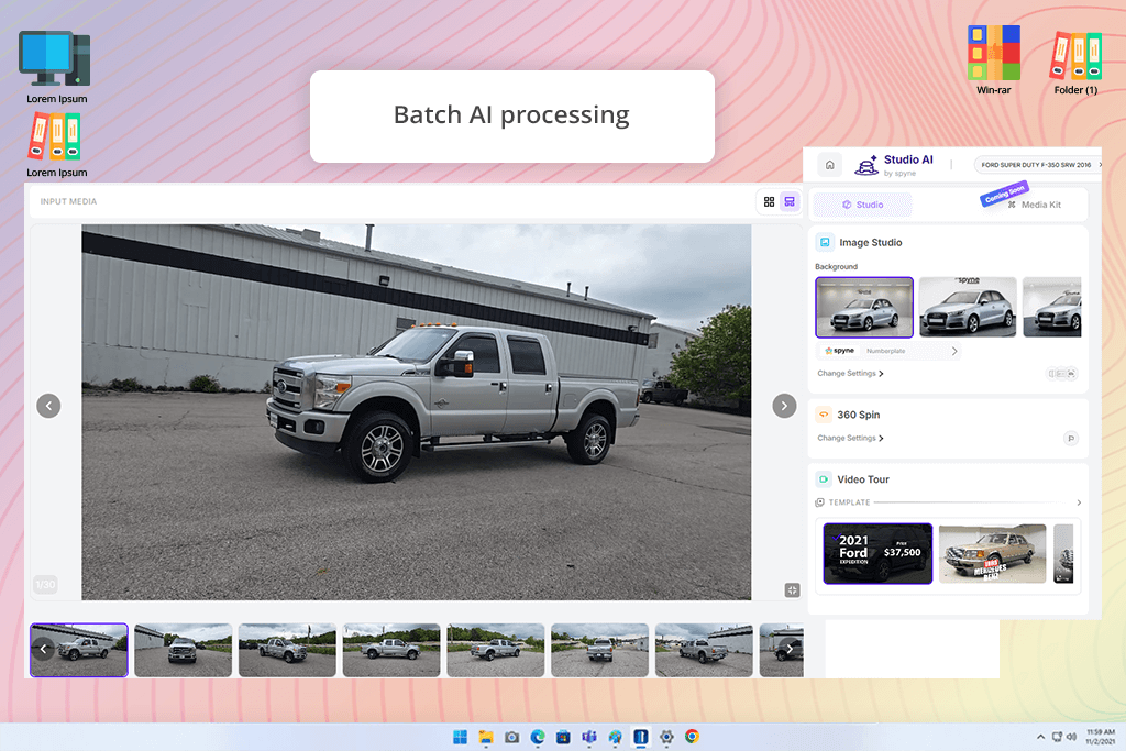 spyne photoins ai photo editor