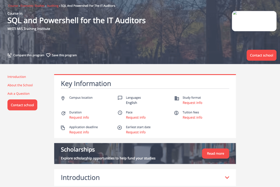 sql and powershell for the it auditors information technology course website