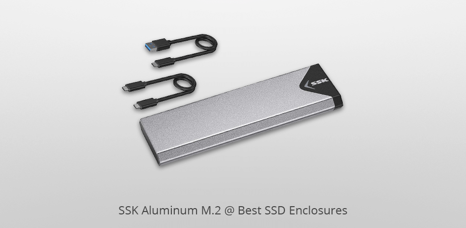 ssk aluminum m.2 ssd enclosure