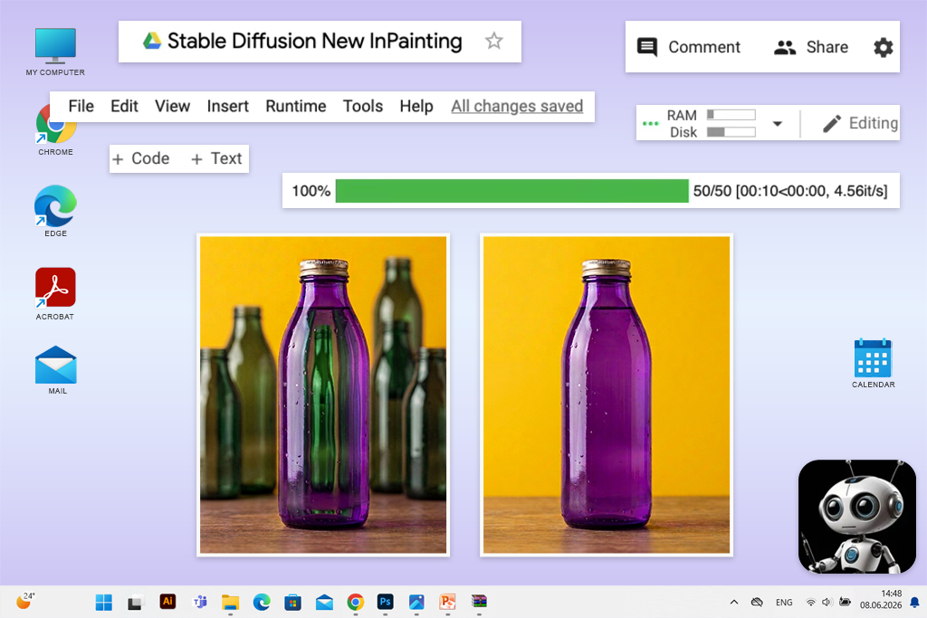 stable diffusion ai image inpainting tool online