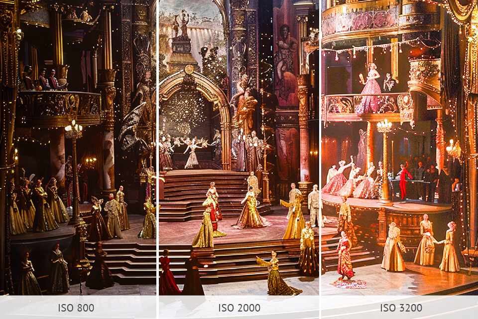 stage photography tips iso