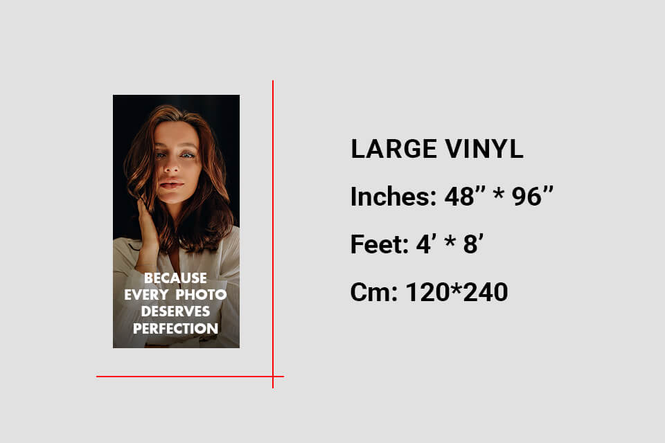 standard banner sizes large vinyl
