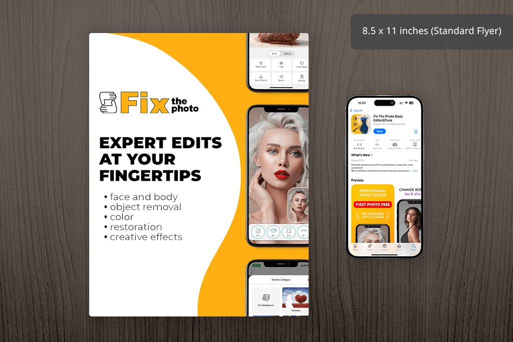 standard flyer dimensions