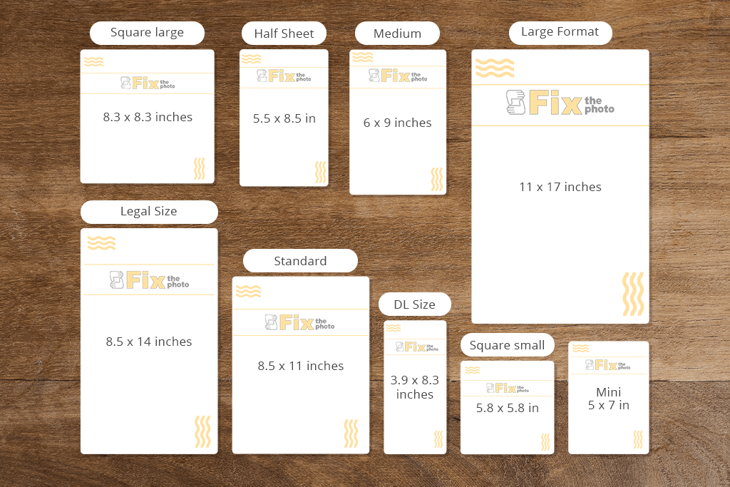standard flyer sizes