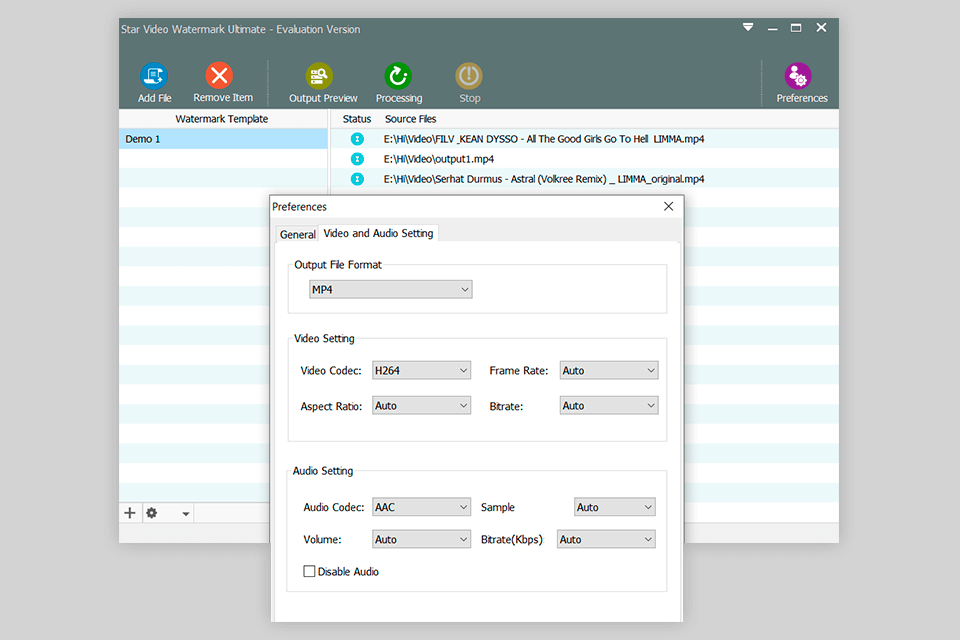 star watermark software on video