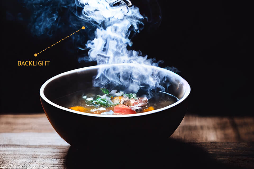 steam photography lighting