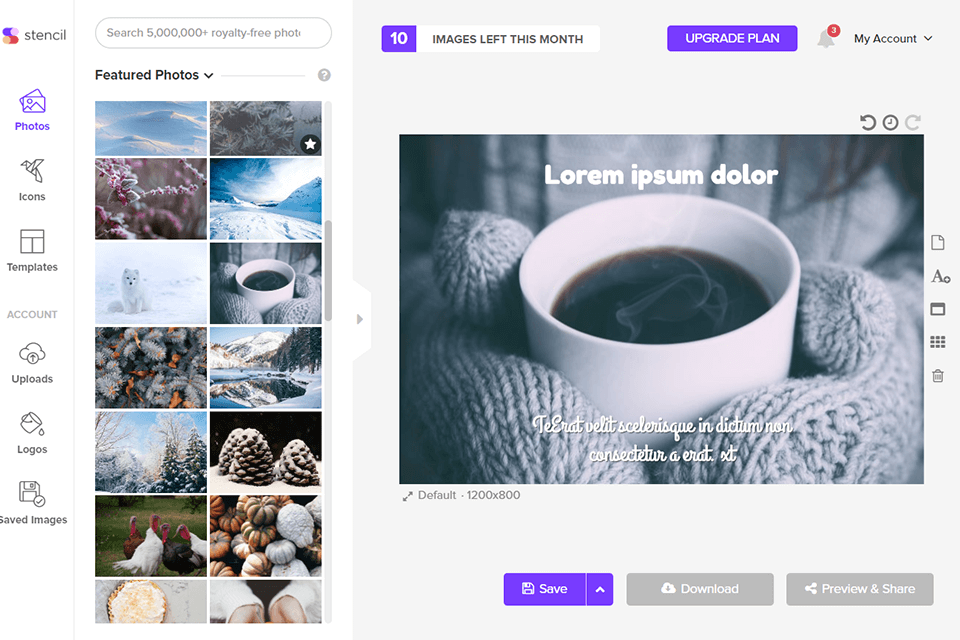 stencil canva alternative interface